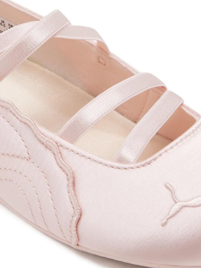 PUMA Speedcat ballerina's met logo en bandjes Roze - Foto 2