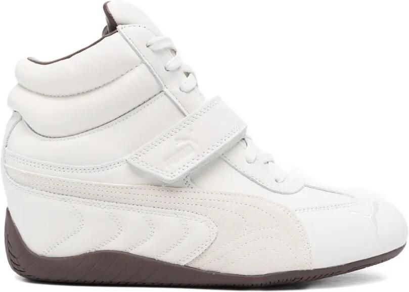 PUMA Speedcat Wedge sneakers met veters Beige