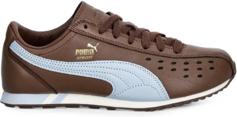 PUMA Sprint low-top sneakers met ronde neus Bruin