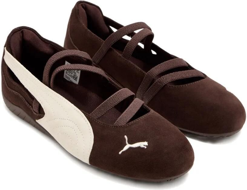 PUMA Suède ballerina's Bruin - Foto 3