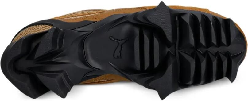 PUMA Suède sneakers met mesh vlakken Bruin - Foto 5
