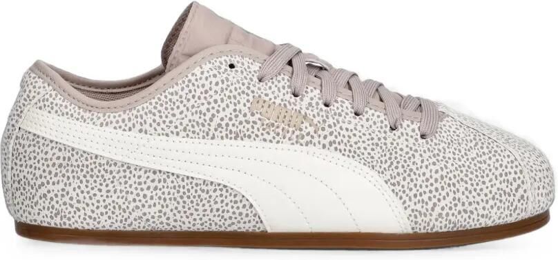 PUMA Tackle Topcoat sneakers met luipaard-print Wit