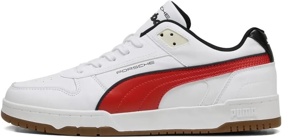PUMA x Porsche Legacy RBD "Game White Red Fire" sneakers Wit