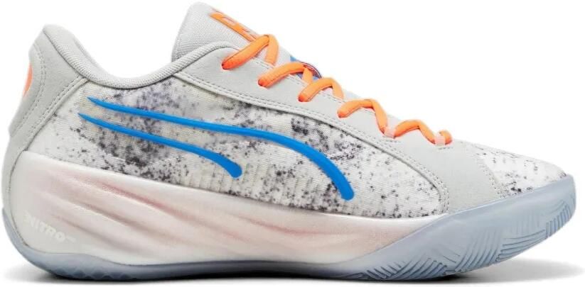 PUMA x RJ Barrett All-Pro Nitro "Light Grey Ultra Orange" sneakers Beige