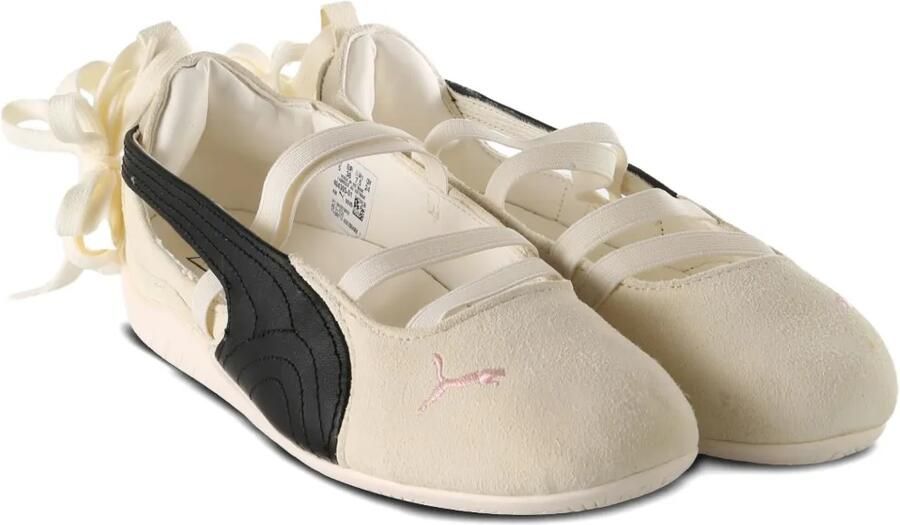 PUMA x Rosé Speedcat ballerina's met strikdetail Beige