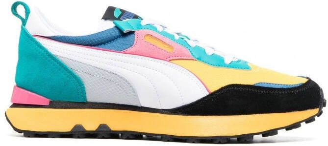 PUMA Rider sneakers met colourblocking Oranje