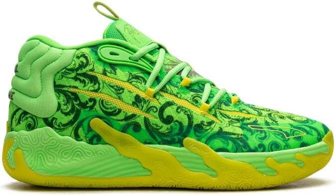 PUMA x LaFrancé MB.03 Youth basketbal sneakers Groen