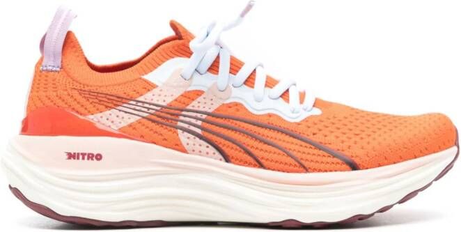 PUMA x Lemlem Forever Run Nitro™ mesh sneakers Oranje