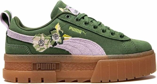 PUMA x Liberty Mayze low-top sneakers Groen