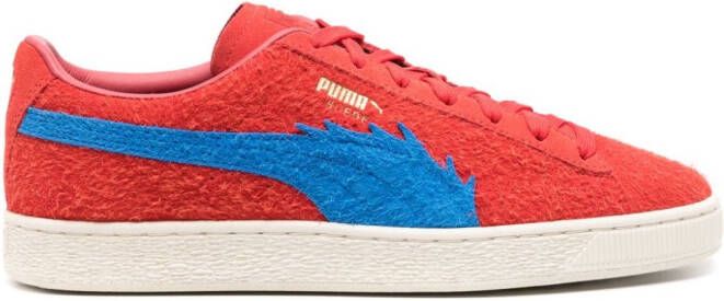 PUMA x One Piece Buggy suède sneakers Rood