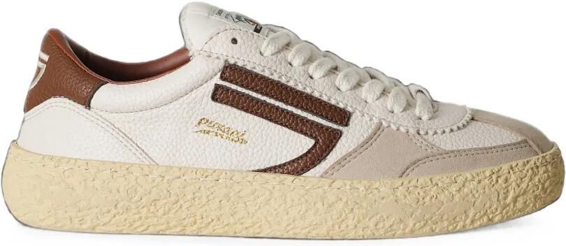 Puraai 1.01 suède sneakers met vlakken Wit