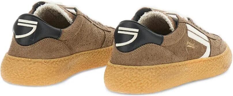 Puraai 1.01 Vintage harige microsuède sneakers Bruin - Foto 4