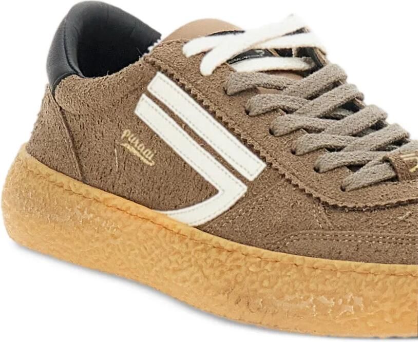 Puraai 1.01 Vintage harige microsuède sneakers Bruin - Foto 2