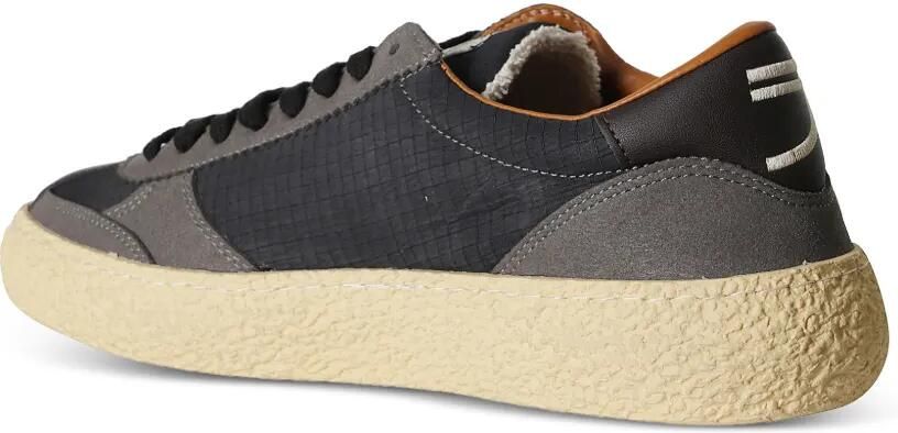 Puraai 1.01 Vintage ripstop sneakers met vlakken Grijs - Foto 3