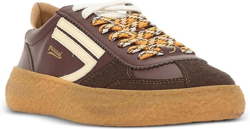 Puraai 1.01 Vintage sneakers Bruin - Foto 3
