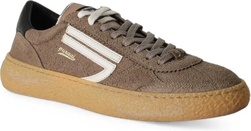 Puraai 1.01 Vintage sneakers met vlakken en logoprint Bruin - Foto 2