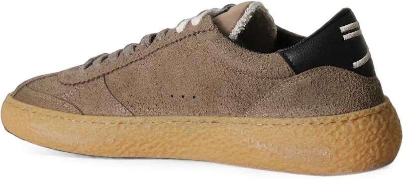 Puraai 1.01 Vintage sneakers met vlakken en logoprint Bruin - Foto 3