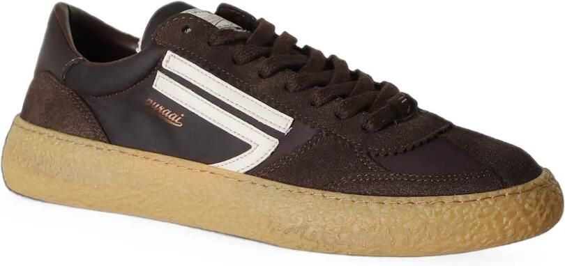 Puraai 1.01 Vintage suède sneakers met vlakken Bruin - Foto 2
