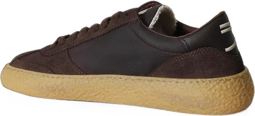 Puraai 1.01 Vintage suède sneakers met vlakken Bruin - Foto 3
