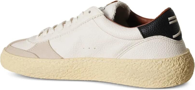 Puraai 1.01 Vintage suède sneakers met vlakken Wit - Foto 3