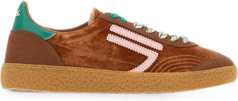 Puraai 6.01 XS sneakers met fluwelen effect Bruin