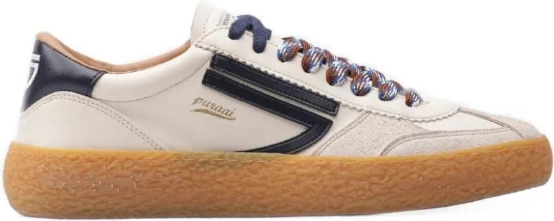 Puraai Chianti sneakers met vlakken en logo-patch Wit