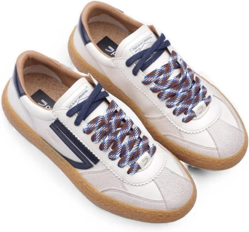 Puraai Chianti sneakers met vlakken en logo-patch Wit - Foto 2