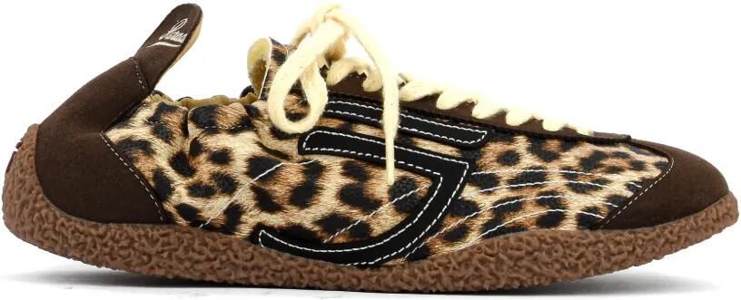 Puraai Corsa Bolt sneakers met luipaard-print Bruin
