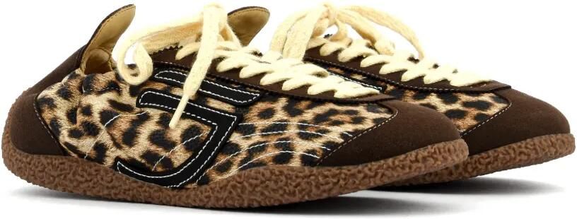 Puraai Corsa Bolt sneakers met luipaard-print Bruin - Foto 5
