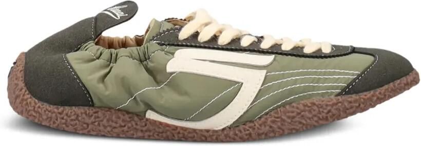 Puraai Corsa sneakers met elastische kraag Groen