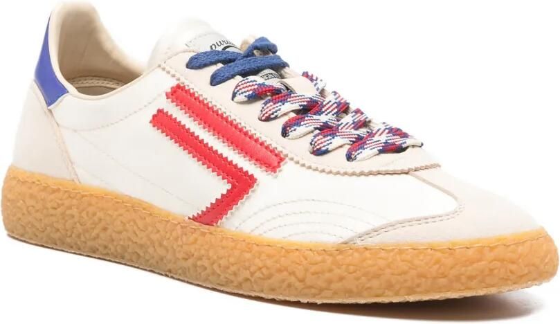Puraai Gaeta sneakers met gestreept detail Beige - Foto 2