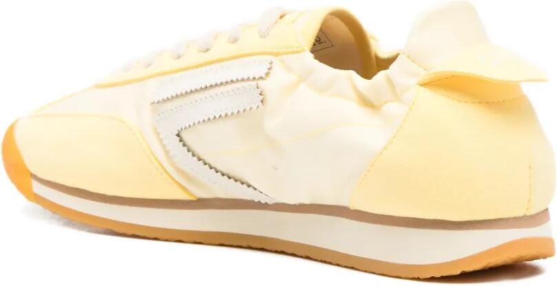Puraai Gesmockte sneakers Geel - Foto 4