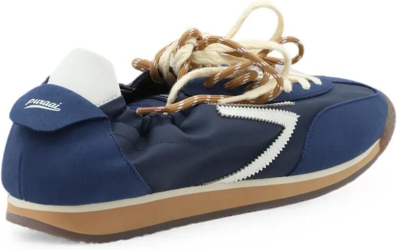 Puraai Leren sneakers Blauw - Foto 3
