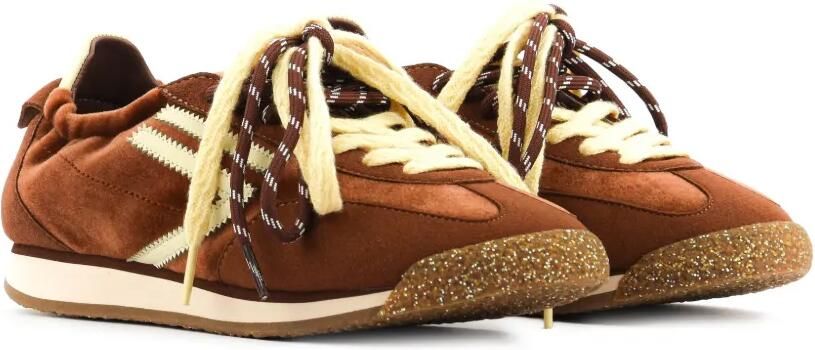 Puraai Panther lace-up sneakers Bruin - Foto 5