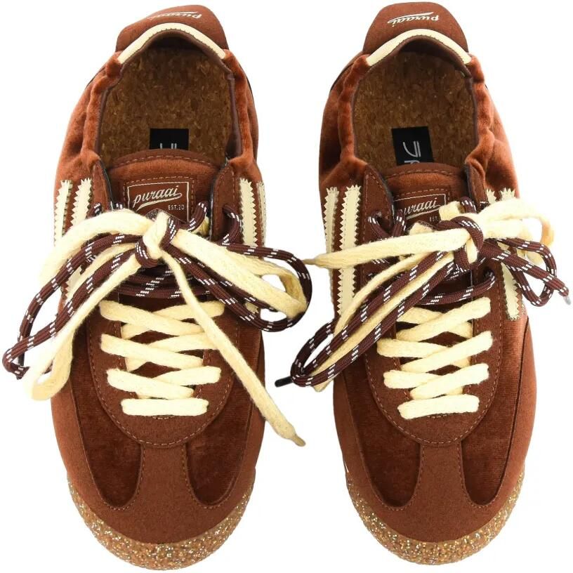 Puraai Panther lace-up sneakers Bruin - Foto 2