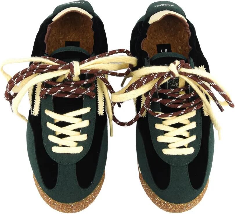 Puraai Panther leren low-top sneakers Groen - Foto 2