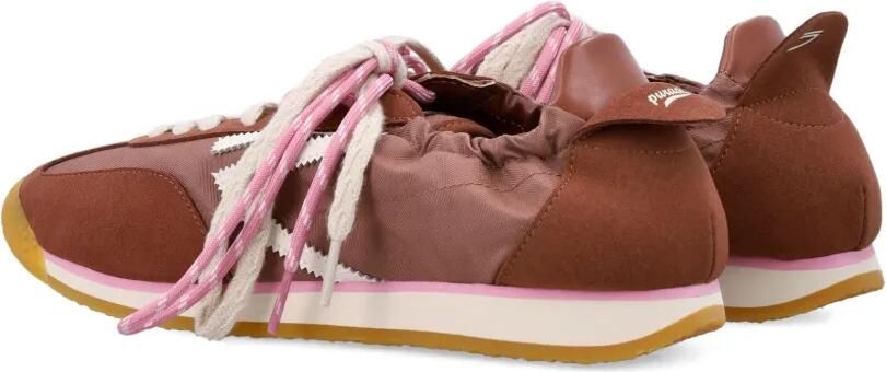 Puraai Panther leren sneakers Grijs