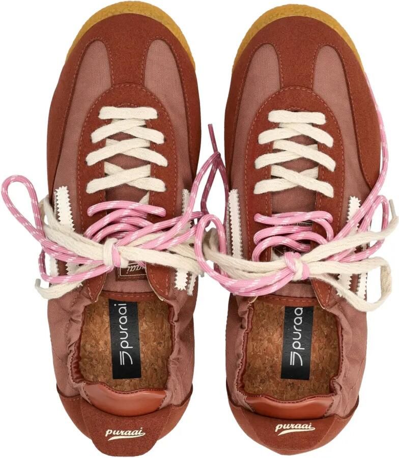 Puraai Panther leren sneakers Grijs - Foto 2
