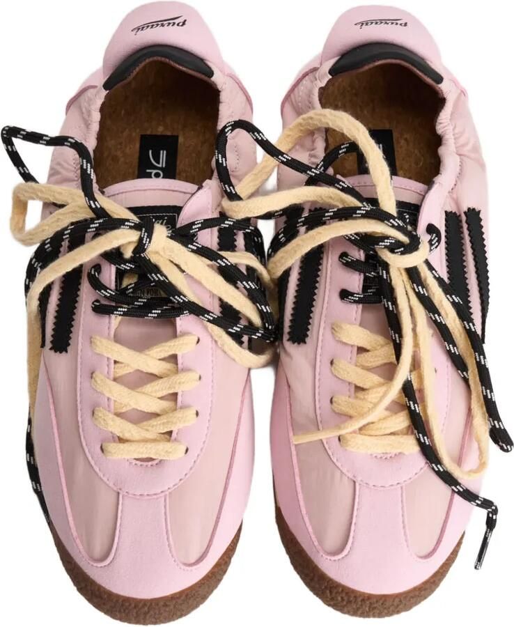 Puraai Panther sneakers met dubbele kant en logopatch Roze - Foto 2