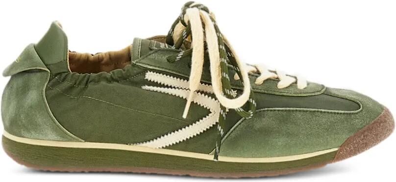 Puraai Panther sneakers met logo-patch Groen - Foto 3