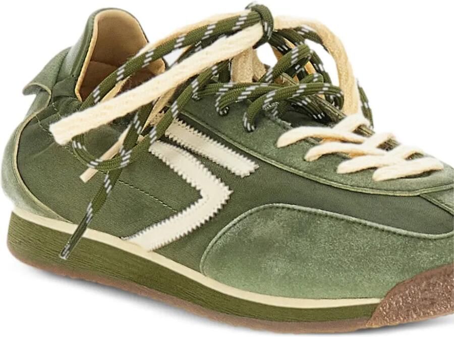 Puraai Panther sneakers met logo-patch Groen - Foto 2