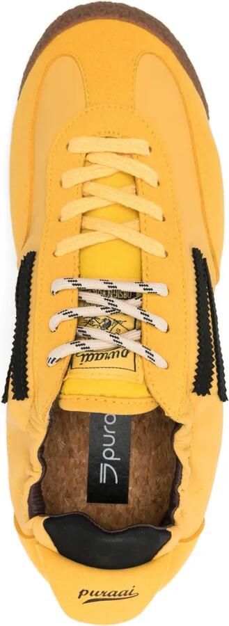 Puraai Panther sneakers met streepdetail Geel - Foto 5