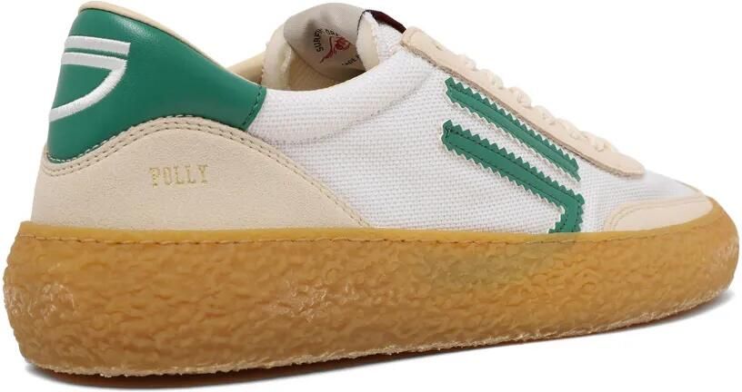 Puraai Polly logo-stripe sneakers Beige - Foto 4