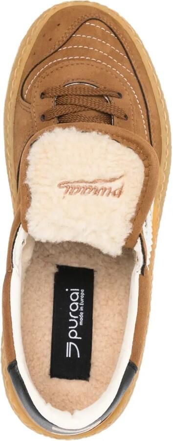 Puraai Polly sneakers met lus Bruin - Foto 4