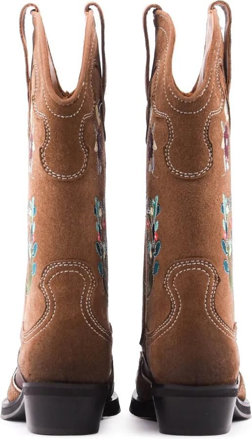Puraai Rodeo embroidered boots Bruin - Foto 5