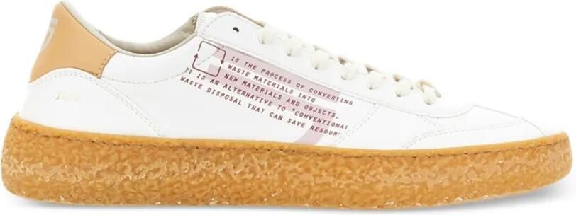 Puraai Rosa sneakers met tekst Wit