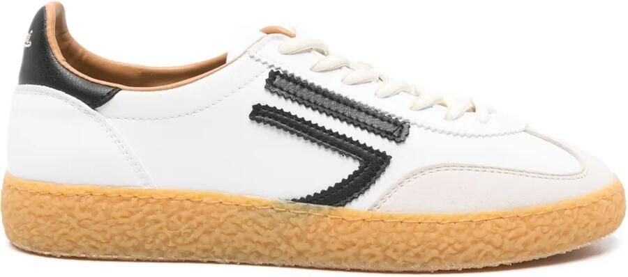 Puraai Sneakers met borduurwerk Wit