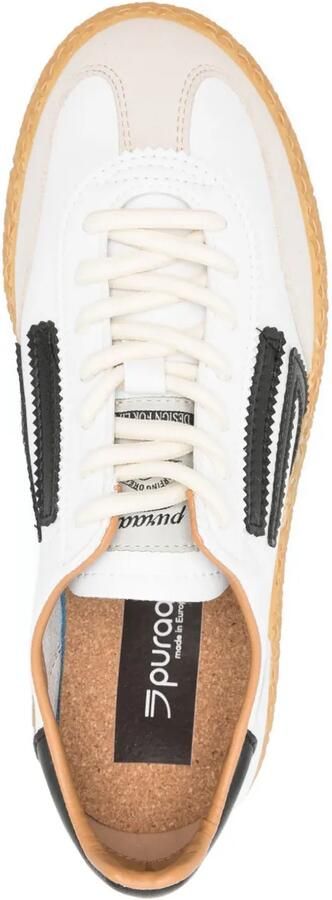 Puraai Sneakers met borduurwerk Wit - Foto 4