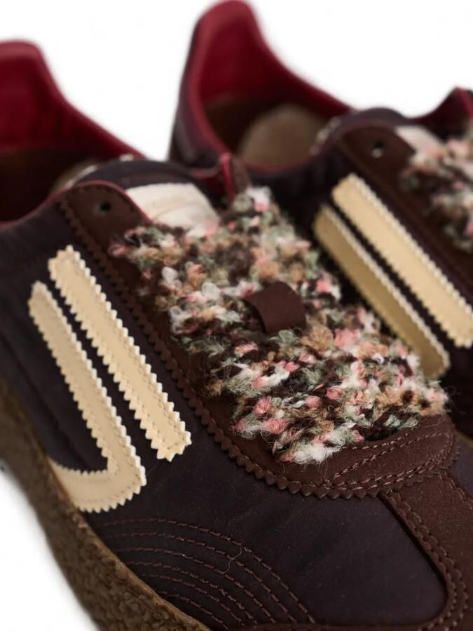Puraai Sneakers met bouclé vlakken Bruin - Foto 2