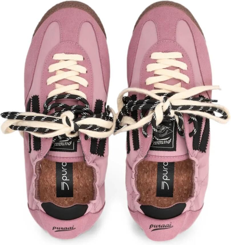 Puraai Sneakers met dubbele veters Roze - Foto 2